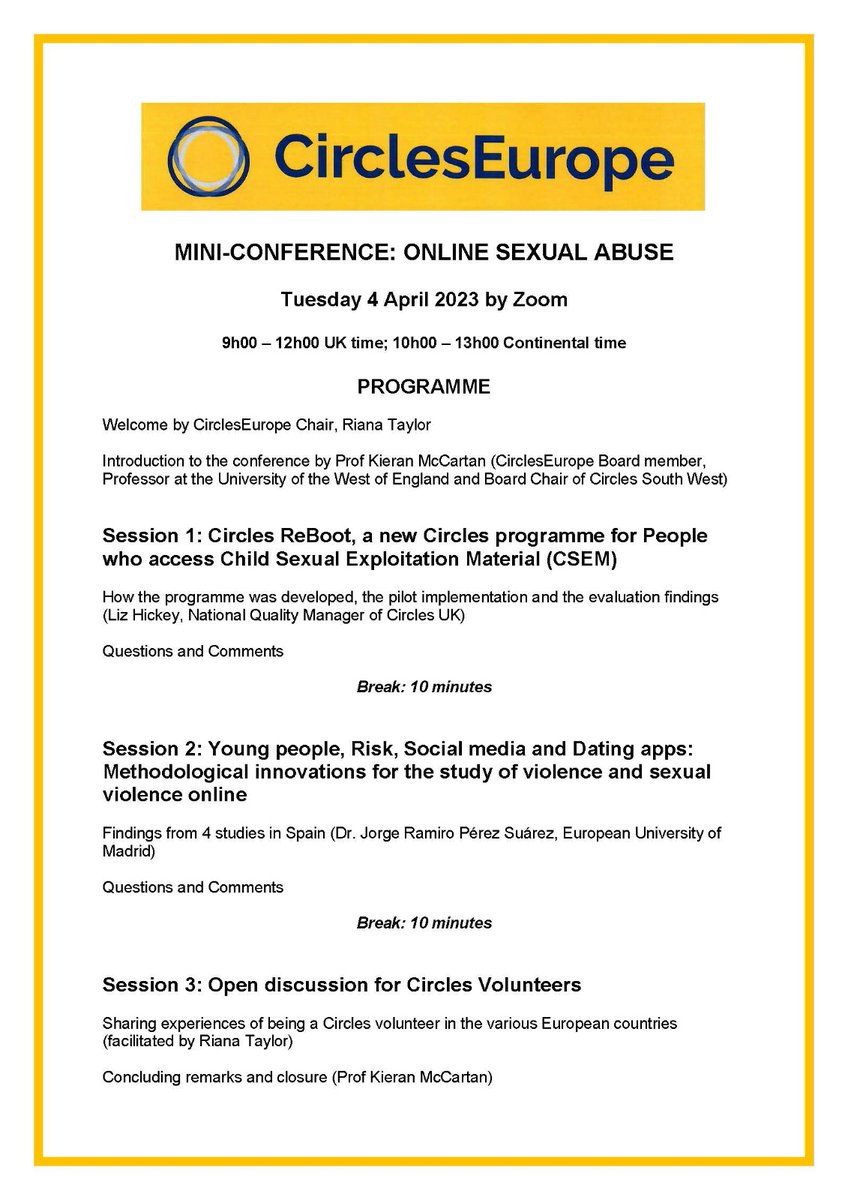 Jorge Ramiro Pérez (@jramiroperez) on Twitter photo Muy ilusionado de representar al Grupo de Conocimiento-Investigación <a href="/UEuropea/">Universidad Europea</a> mañana en la conferencia de <a href="/CirclesEurope/">CirclesEurope</a> es un verdadero honor y nos alegra muchísimo la repercusión internacional. Muy ilusionado de representar al Grupo de Conocimiento-Investigación <a href="/UEuropea/">Universidad Europea</a> mañana en la conferencia de <a href="/CirclesEurope/">CirclesEurope</a> es un verdadero honor y nos alegra muchísimo la repercusión internacional.