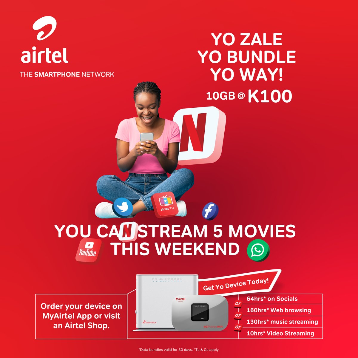 Airtel Zambia tweet media