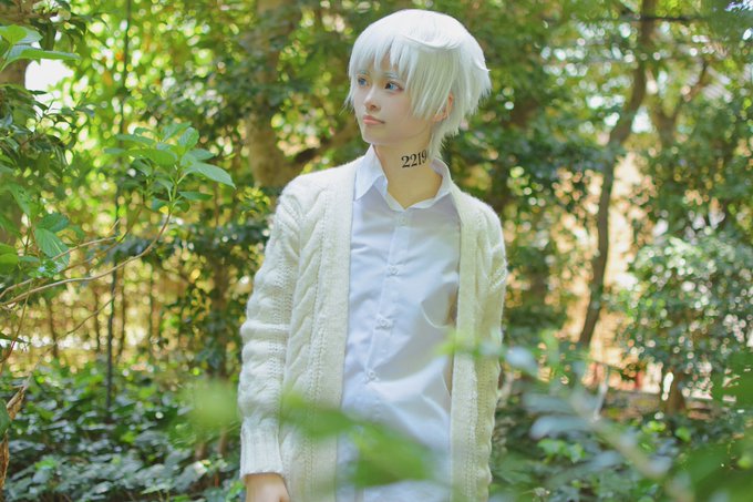 ⚠️cosplay/コスプレ約束のネバーランド/ノーマン素敵なお写真を撮って頂きました🦉🌿 ܸphoto…（ ）様 #U