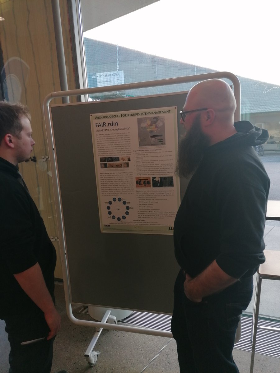 Data Center for the Humanities (@dch_cologne) on Twitter photo Das Projekt "FAIR.rdm" aus dem SPP 2413 Engangled Africa heute präsentiert auf der #DHCon <a href="/IdhTweets/">IDHTweets</a> <a href="/Philfak_koeln/">Philosophische Fakultät der Uni Köln</a> <a href="/UniCologne/">Universität zu Köln</a> #EngangledAfrica Das Projekt "FAIR.rdm" aus dem SPP 2413 Engangled Africa heute präsentiert auf der #DHCon <a href="/IdhTweets/">IDHTweets</a> <a href="/Philfak_koeln/">Philosophische Fakultät der Uni Köln</a> <a href="/UniCologne/">Universität zu Köln</a> #EngangledAfrica