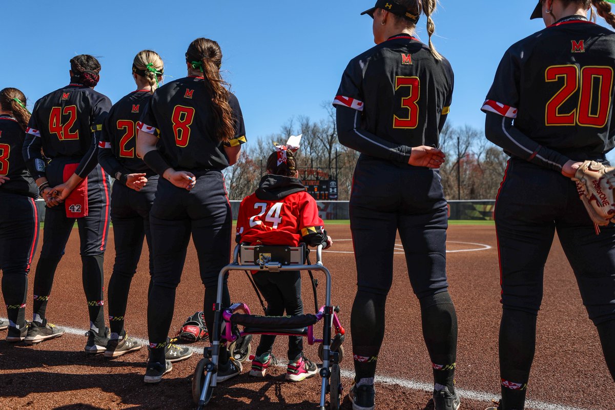 𝘽𝙞𝙜𝙜𝙚𝙧 𝙏𝙝𝙖𝙣 𝙩𝙝𝙚 𝙂𝙖𝙢𝙚

Yesterday we had our favorite Terp throw out the first pitch prior to our series finale against Michigan State for <a href="/GoTeamIMPACT/">Team IMPACT</a> Day 🐢

We ♥️ Lily