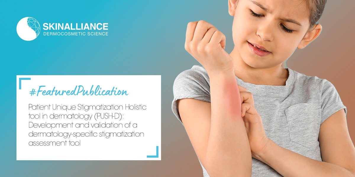 SkinAlliance's tweet photo. [featured paper @TheJEADV] Researchers developed and validated a dermatologic-specific PUSH-D questionnaire to assess stigmatisation in individuals with visible #skinconditions

#dermtwitter #dermocosmeticscience https://t.co/piF4YJZN3K