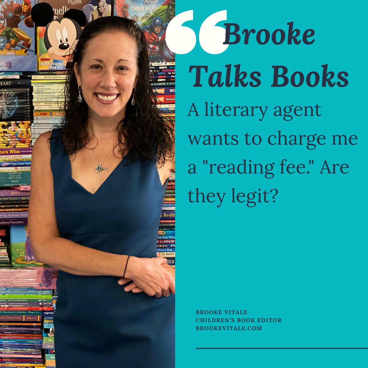Don’t fall for literary agents who charge a “reading fee”
Get more information on Children's Book Agents: Reading Fees at brookevitale.com/blog/how-to-fi…
#askeditor #indieauthor #selfpub #askpub #writetip #amediting