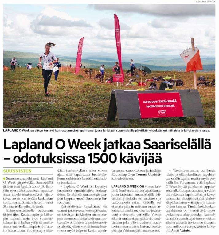 Nähhään taas ens kesänä Saariselällä!

📝 <a href="/lapinkansa/">Lapin Kansa</a>

#suunnistus #laplandoweek #saariselkä <a href="/_Liikup/">Liikup</a>