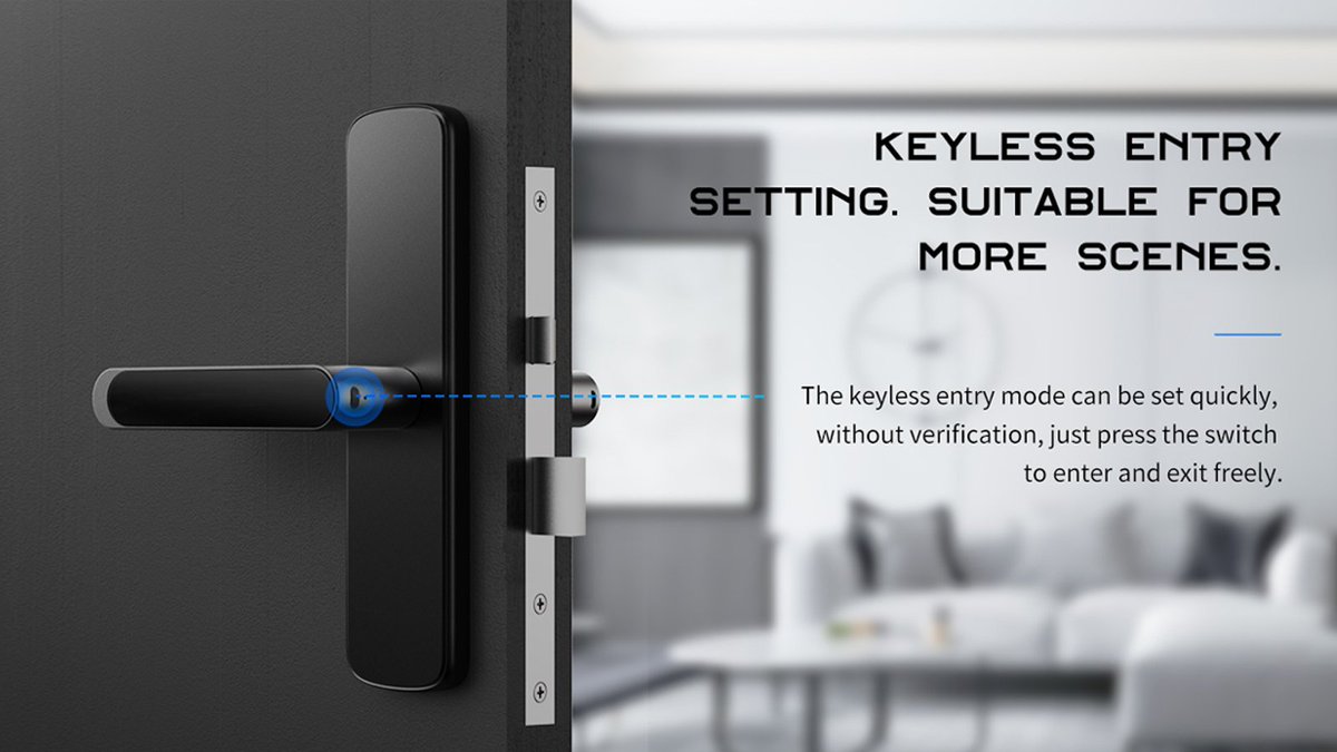 LockTenon's tweet photo. Tenon K3 keyless entry mode can be set with one press. It's suitable for houses, offices and more scenes. Get more details here: https://t.co/0XNE6pPbqm

#smartlocksupplier #smartlock #tenonsmartlock #digitallocks #smarthome #digitallock #automaticlock #smartlocks #bluetoothlock https://t.co/zeLzlW4cRV