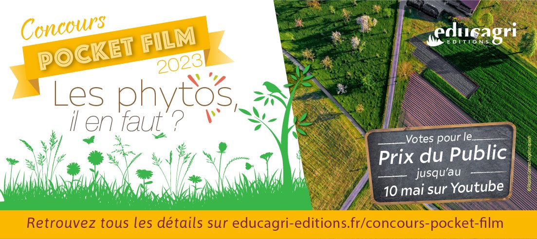 #Concours Pocket Film : c’est parti pour les #votes pour le Prix du Public ! 
Votez parmi les 84 pockets films envoyés de 34 établissements différents !
Comment faire ? Rdv sur Youtube : edued.fr/LS/PF23complet
1 👍= 1 vote
Vous avez jusqu’au 10/05 😀
Bonne découverte !