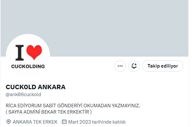 ANKARALILAR SİZİN İÇİN SAYFA AÇILMIŞ SÜPER VİDEOLAR PAYLAŞILIYOR ÜSTELİK EŞİNİ SUNMAK İSTEYEN KOCALARDA TAKİP EDİYOR... -> @ank06cuckold