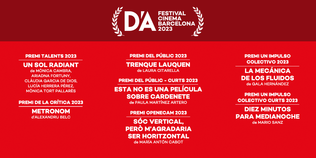 🏆 així ha quedat tot el Palmarès #DA2023: meravellós!

llegir tota la informació ☞ dafilmfestival.com/palmares-da202…