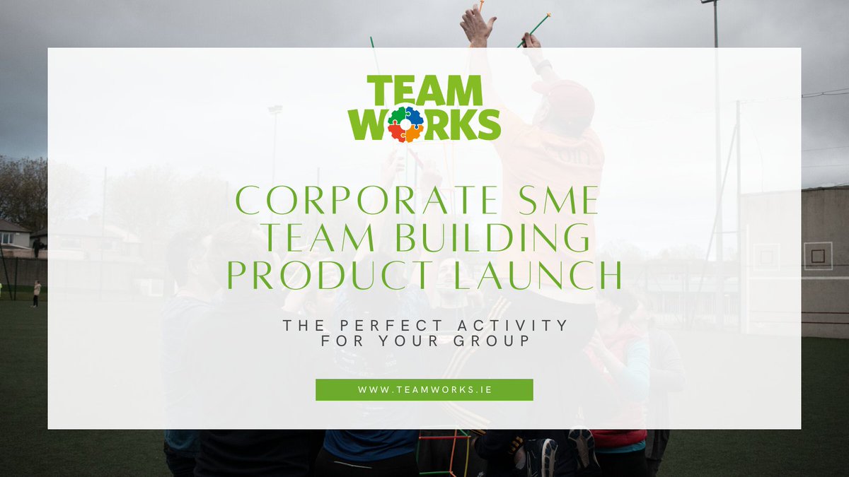 🗣 The New Corporate SME Team Building Activity 🗣

teamworks.ie/corporate-sme-…

We are delighted to announce that we have moved into the Corporate SME sector. Covid-19 has shown that face to face interaction is absolutely crucial for employees. The statistics back this up!