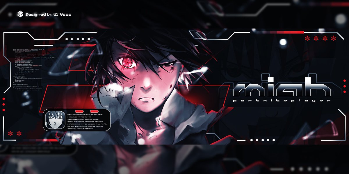 1t0sss's tweet photo. Client work for @Miahsucks 

Support is much appreciated🖤❤️

 #TCSGrind 

#banner #Headers #GFX #gfxdesigner #animebanner #profilepic #profilepicture #twitterheader #header #design #Graphic #graphics_designer #gfxbanner #gfxheader #cartoon #anime https://t.co/wgZLJmoySo