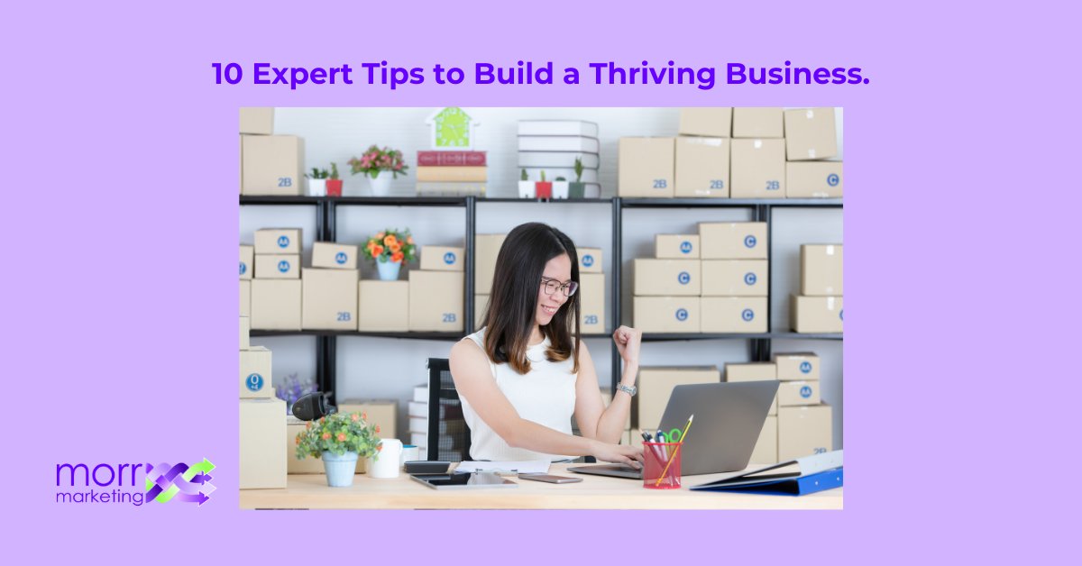 MorrMarketingEU's tweet image. Have you always dreamed of starting a successful business? 

👉 In today's post, I’ll share 10 expert tips for building a thriving business, so you can concentrate on what matters most in achieving your goals: morrmarketing.co.uk/want-to-build-…

#MorrMarketing #MondayBlog #10Tips