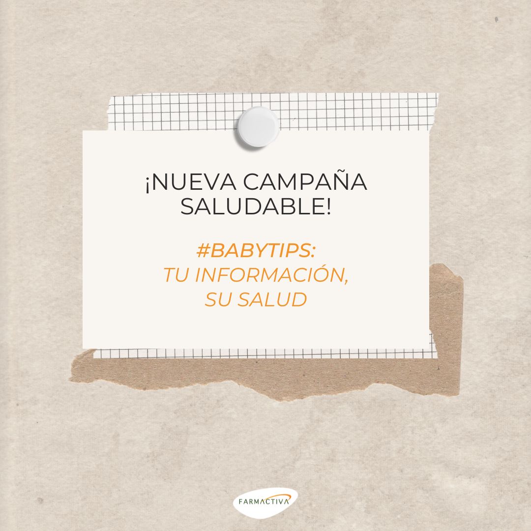 Farmactiva's tweet photo. ¡𝗡𝘂𝗲𝘃𝗼 𝗺𝗲𝘀, 𝗻𝘂𝗲𝘃𝗮 𝗰𝗮𝗺𝗽𝗮ñ𝗮 𝘀𝗮𝗹𝘂𝗱𝗮𝗯𝗹𝗲! 🙌 En esta ocasión, nos centramos en la salud del recién nacido👶🏼, y en concreto en alimentación, higiene y cuidados, medicamentos...

¡No pierdas: "#𝗯𝗮𝗯𝘆𝘁𝗶𝗽𝘀. 𝗧𝘂 𝗶𝗻𝗳𝗼𝗿𝗺𝗮𝗰𝗶𝗼́𝗻, 𝘀𝘂 𝘀𝗮𝗹𝘂𝗱" https://t.co/6fUYnnNBtD