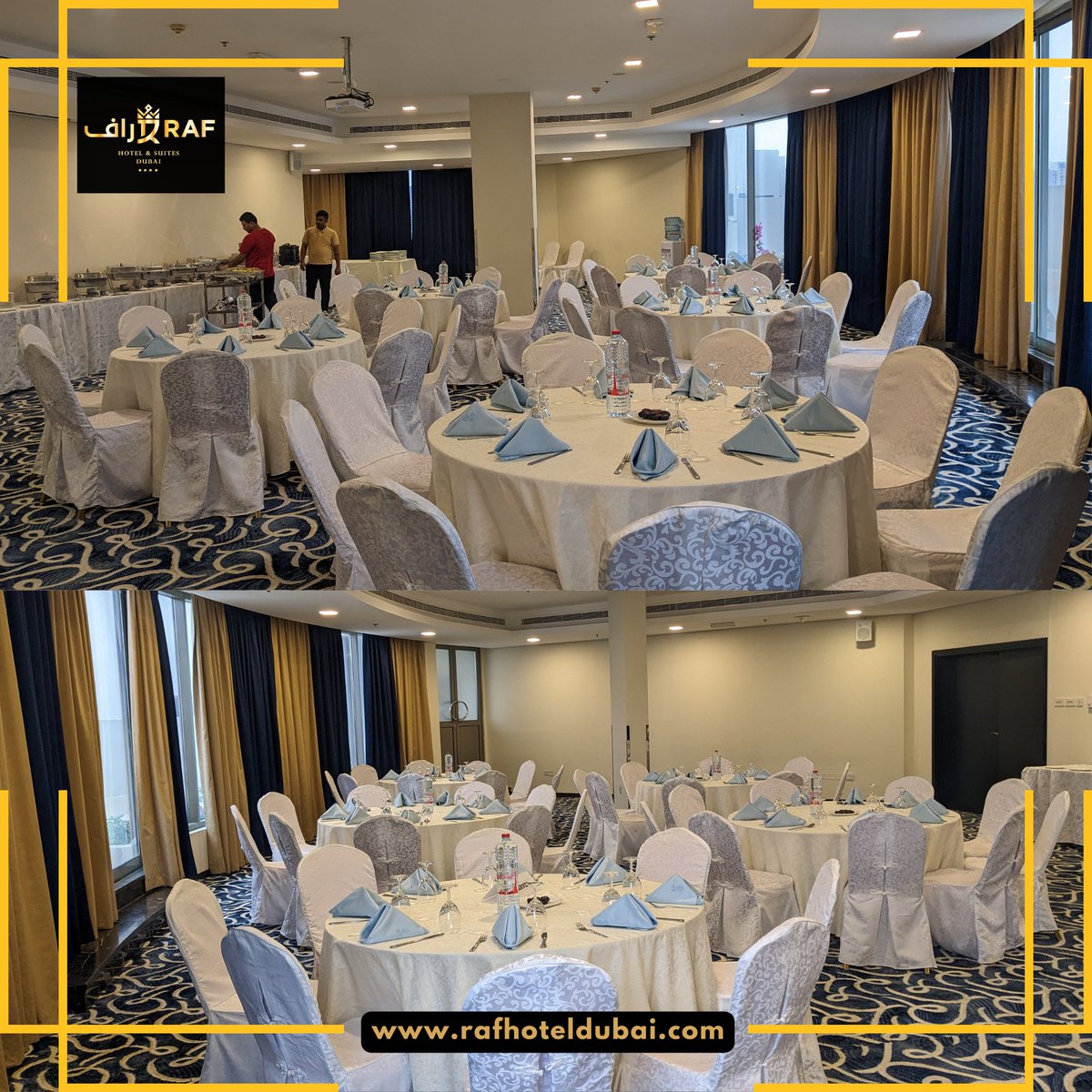 Are you Looking for Banquet Space?
We have banquets for birthdays, anniversaries, weddings, corporate meetings, kitty parties, etc.

#banquethall #wedding #banquet #party #eventplanner #events #restaurant #hotel #celebration #Dubai #weddingplanner #EventsInDubai #RAFHotelDubai