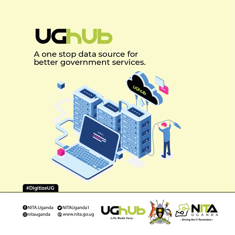 Data may be seamlessly shared across government systems using the application and data integration platform known as UGhub in a way that is sensible, secure, effective,long-lasting. Data sharing & improved agency collaboration are both facilitated by streamlining. #DigitizeUG