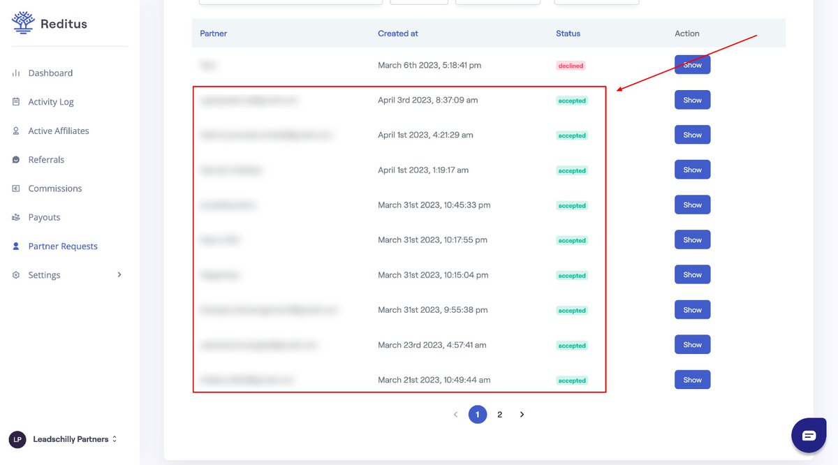 growthfalcon's tweet image. Managing an affiliate program with Reditus is incredibly fast and simple!

You can easily accept new partnership requests in just a few seconds.

Highly recommend it!

#reditus #affiliateprograms #affiliates