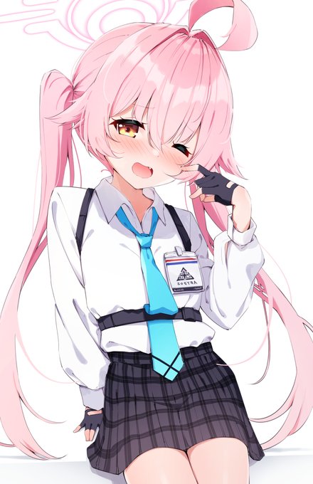 「うへー、おじさんにはこれはちょっと似合わないかなー」

#ブルアカ 