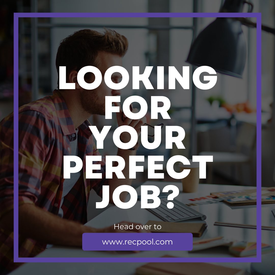 recpool_'s tweet photo. Are you looking to find your perfect job? We have loads of great opportunities listed on our website, the right one for you is just a click away!⭐

➡️ https://t.co/xepaYT5XiB ⬅️

#jobhunt #recruitment #recruiter #jobad #jobsearch https://t.co/nbTelVg6Gi