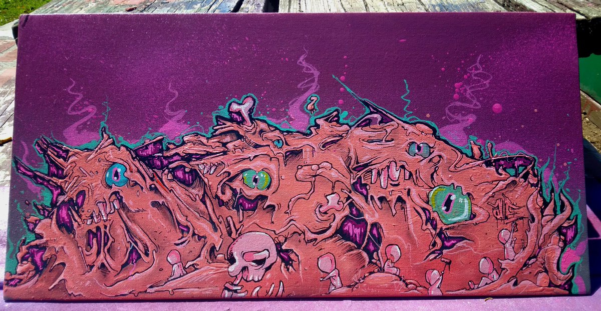 Monster mash. Mixed media