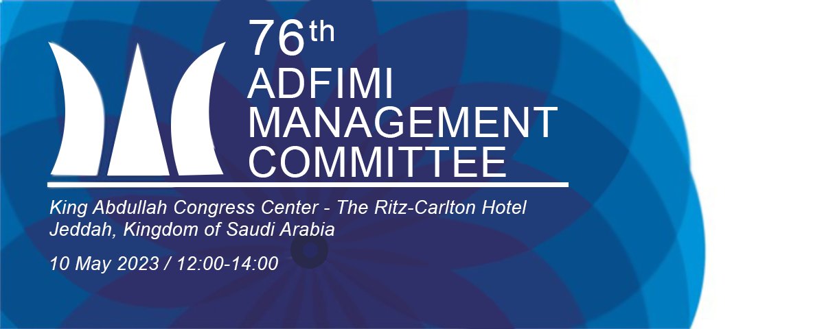 ADFIMI (@adfimi) on Twitter photo The 76th Management Committee Meeting of ADFIMI will be held on May 10 2023 in Jeddah, in the King Abdullah Congress Center, Ritz Carlton Hotel, Jeddah- Kingdom of Saudi Arabia.
<a href="/isdb_group/">IsDB Group</a> The 76th Management Committee Meeting of ADFIMI will be held on May 10 2023 in Jeddah, in the King Abdullah Congress Center, Ritz Carlton Hotel, Jeddah- Kingdom of Saudi Arabia.
<a href="/isdb_group/">IsDB Group</a>