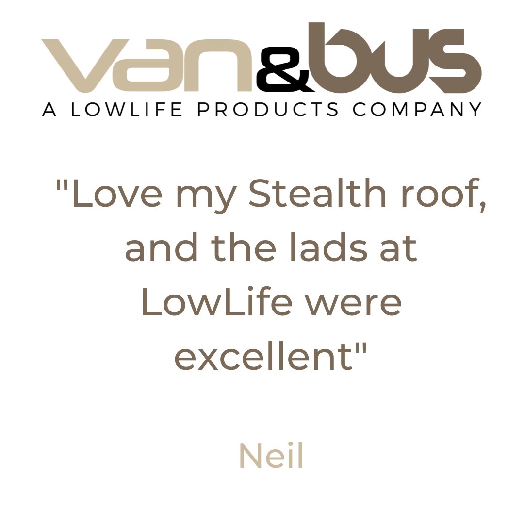 StealthByVanBus's tweet photo. Customer Testimonial
Love my Stealth roof, and the lads at LowLife were excellent
Neil
https://t.co/1XU8tvqDLg
#Cheshire #Stealth #designers #lowprofile #elevatingroof #campervan #customisation #design #SWB #Ford #Transit #Custom https://t.co/VsPvCJNvAL