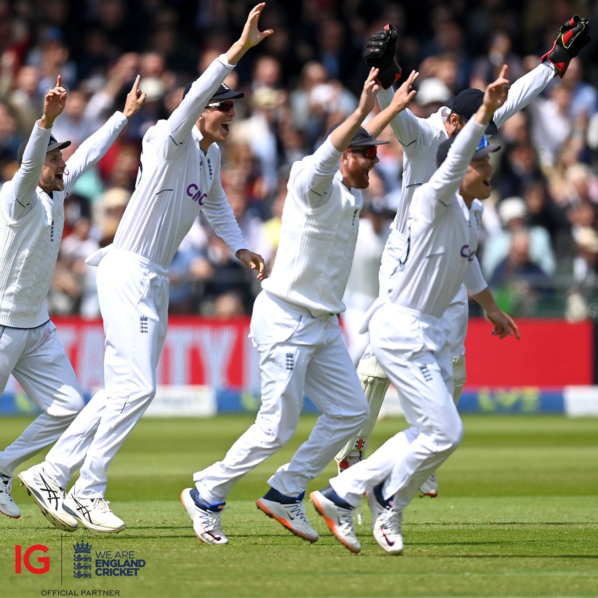 Hands up who is ready for summer ☀️ To celebrate the start of a huge English cricket season today, we're giving away 4x @englandcricket Test shirts Simply RT this post to enter the competition *T&Cs: bit.ly/40CB04U