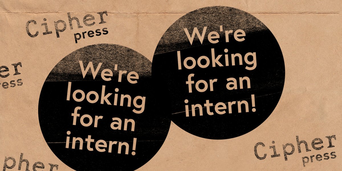 CipherPress's tweet photo. We're looking for an intern to work with us at Cipher! If you want to learn more about independent publishing and are into queer and trans literature, we'd love to hear from you.

Full details on how to apply here: https://t.co/AhUQzQbp2F https://t.co/ls3L0HEnAE