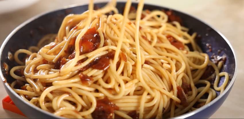 clockitchen's tweet image. A great lazy pasta, easy to cook in three minutes

#pasta #spaghetti #cooking