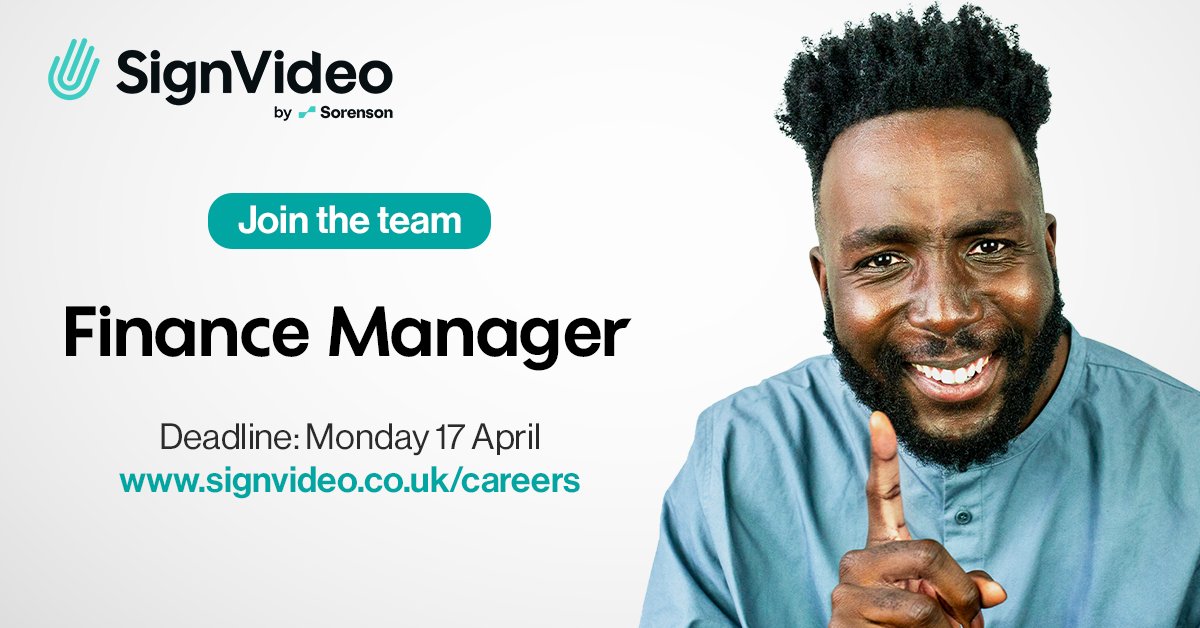 SignVideo's tweet photo. We're hiring!
The Glasgow team are looking for a new Finance Manager to join the team, learn more about this opportunity and apply: https://t.co/c1zz4xO4au

#SignVideo #NewJobAlert #JointheTeam https://t.co/BXE6b58Xn3