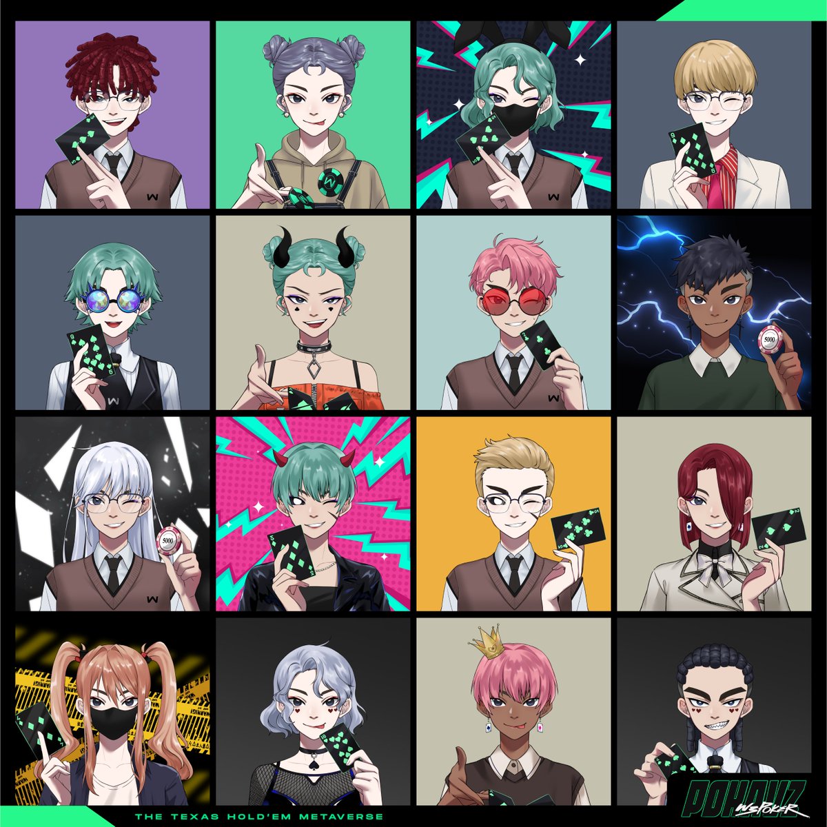 Unleash your anime alter ego! 🐉  #POKAVZ #NFT 

Hit that ❤️ LIKE button for more #sneakpeeks.

Get the genesis whitelist:
⚡️ follow <a href="/w3poker_com/">POKAVZ ♠️ W3POKER</a>
⚡️ join discord.gg/web3games