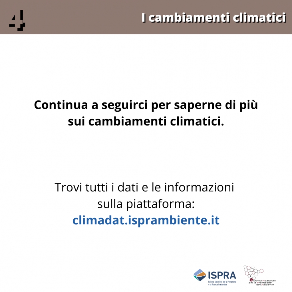 🌡Cambiamenti climatici 🌡
Quali impatti avranno su suolo e territorio?
