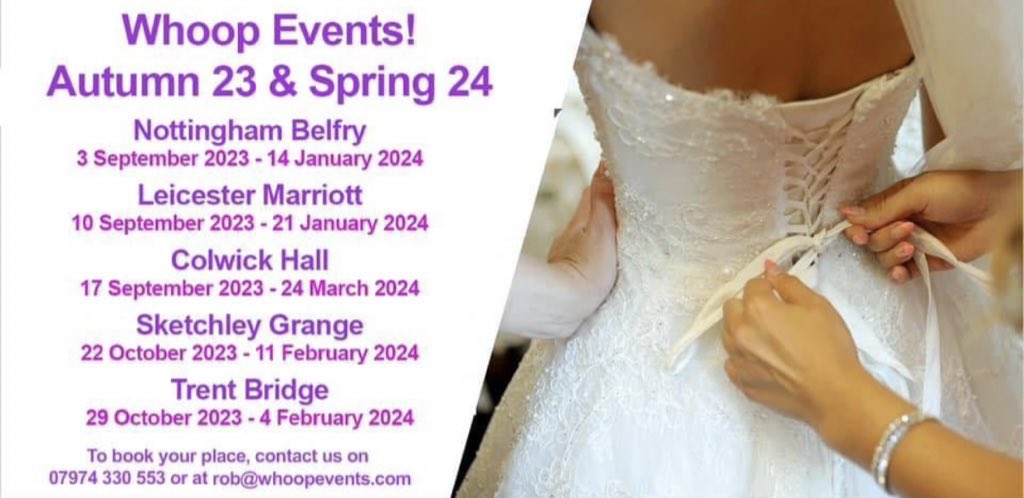 Autumn 2023 & Spring 2024 now on general sale. #weddingshow