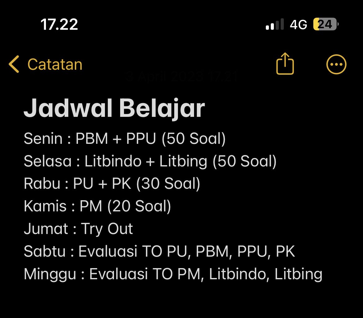 howtoambis's tweet image. ✨Cara Membagi Waktu Belajar UTBK✨

A thread