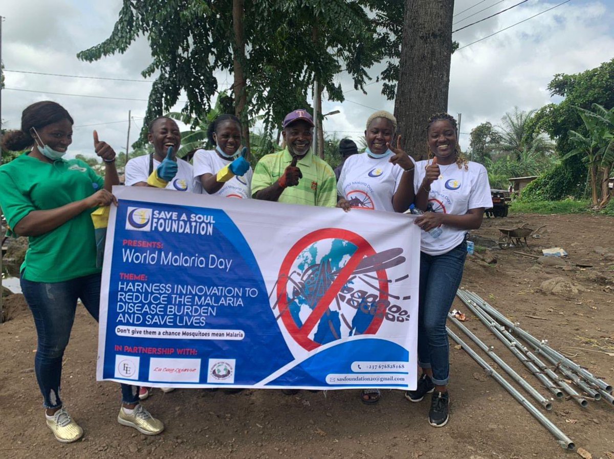 Saveasoulfouna's tweet photo. April is a month where we celebrate the efforts and strategies reinforced each year to fight against malaria. We engage in sensitization and cleaning campaigns in communities to encourage them to continue in the fight to STOP MALARIA. Last year was great 😊.#malaria https://t.co/HhLc7DbpHX