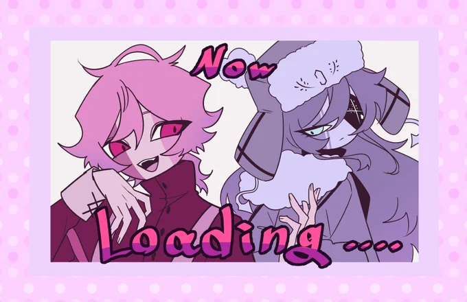 ビルドできなくて没絵と化したローディング画面のイラスト供養なり...#fridaynightfunkin  #MFMgender 