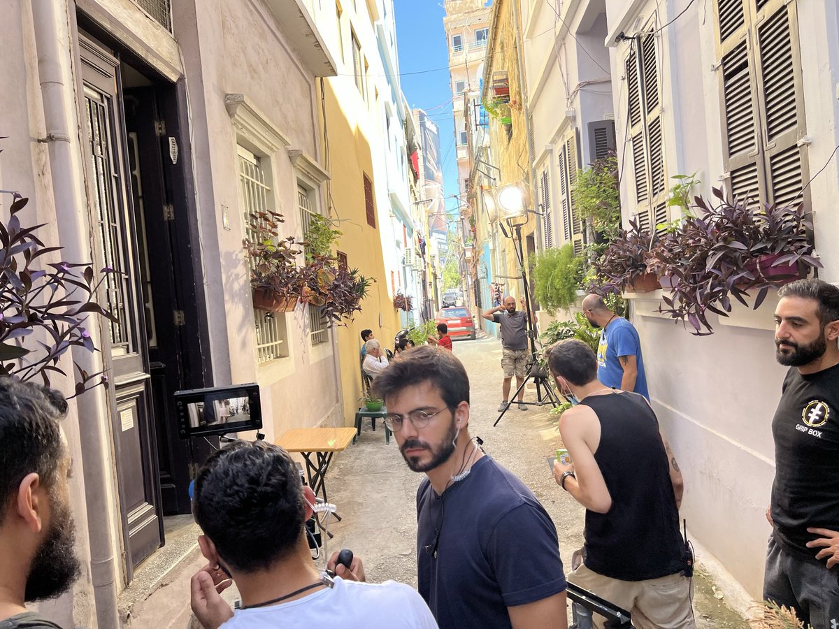 ArzeFilm's tweet photo. Another great day on Arzé’s street 
يوم طويل بس حلو كتير عند أرزة
————————————————
#ArzéFilm #ArzéMovie #ArzeFilm #ArzeMovie
#فيلم_أرزة #أزرة
@diamand_abou_abboud
@BilalHamwi 
@mirashaib 
@samshaib 
@louaykhraish 
@itszeebad https://t.co/q0ZYqmND6P