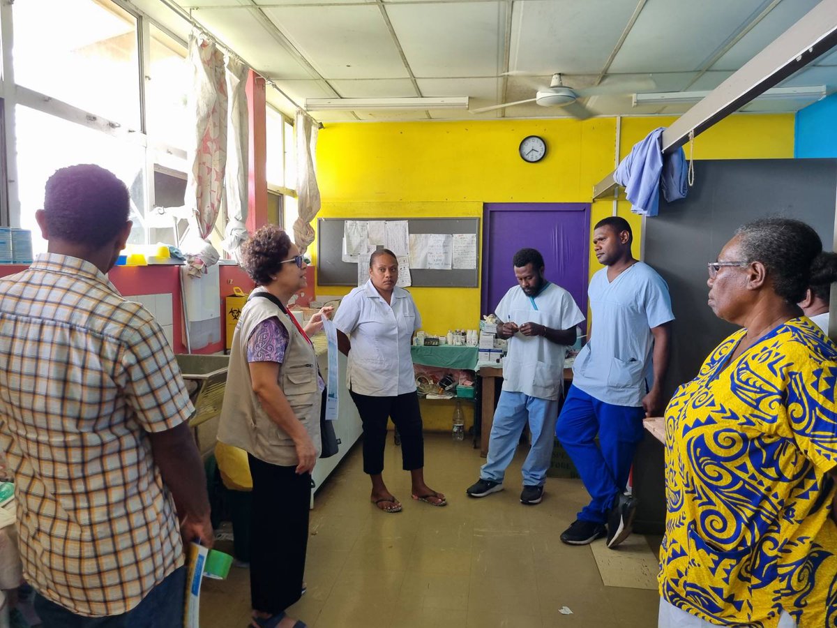 #PacificHealth | Our Clinical Services Adviser Dr Lamour Hansell & IPC Advisor Margaret Leong worked with counterparts from the #Vanuatu Ministry of Health over the past 3 weeks in the respective areas supporting the team & providing technical expertise, advice & assistance.