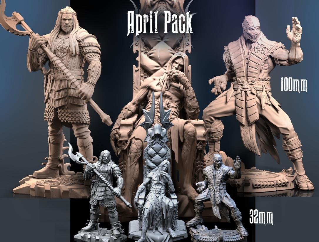 AnimaGamesUK's tweet photo. Latest releases from @dragunstudios are available to order now at Anima Games! In both 100mm and 32mm Scale: https://t.co/HlWLEoHd4U #mortalkombat #tabletop #GoT #Witcher #Vampire #Throne #Wargaming #Fantasy #RPG #TTRP #DragunStudios #FinishHim #SubZero #Miniatures https://t.co/j79FBA6LLj
