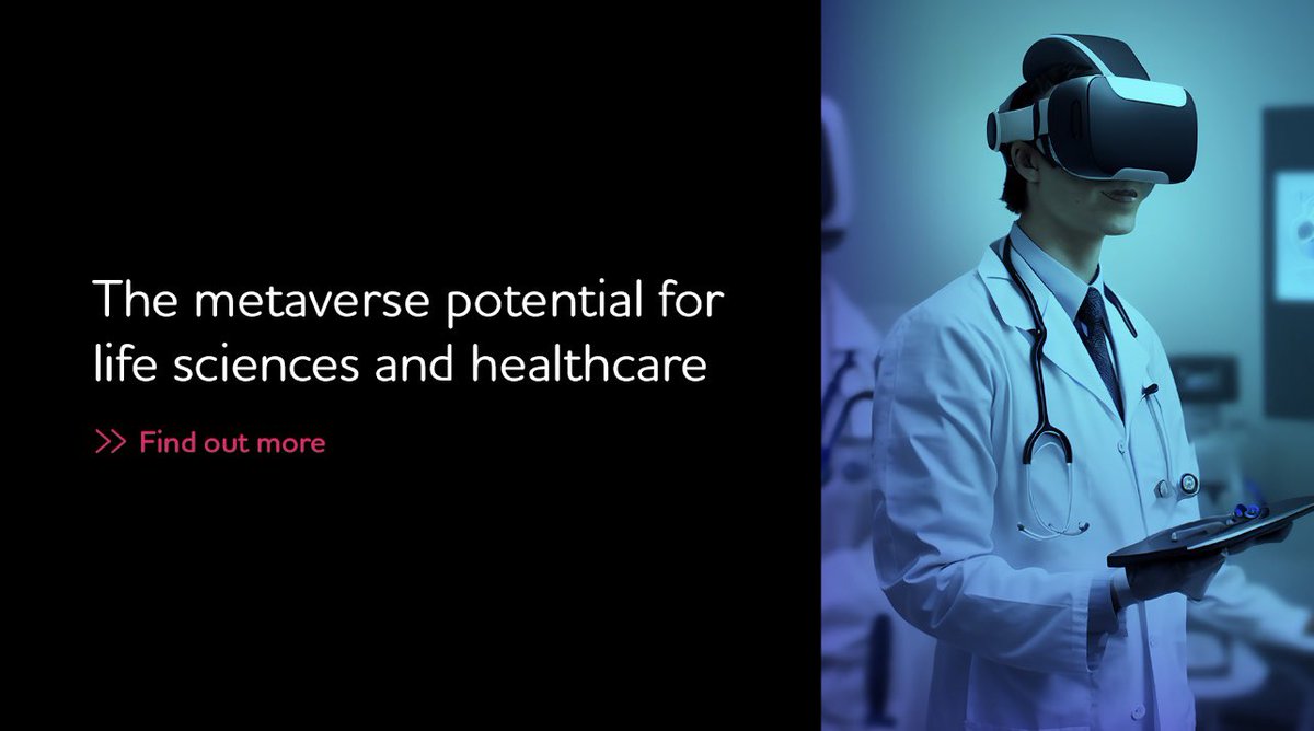 From cognitive therapies to physical therapies, the metaverse has enabled medical interventions using AR, VR, and MR. What benefits can early adopters of the metaverse expect? tcs.com/what-we-do/ind… #Metaverse #Buildingonbelief