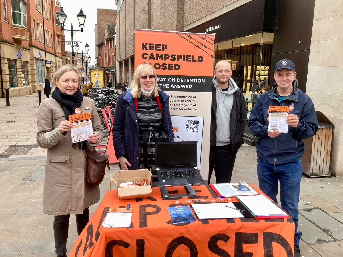 Migrant lives matter.

Now more than ever we need your support to #KeepCampsfieldClosed #EndDetention

Please sign our petition here: change.org/keepcampsfield…

Join us online on Tuesday 4 April at 6 pm:
us02web.zoom.us/s/87480514916?…

Find out more on our website:
keepcampsfieldclosed.uk
