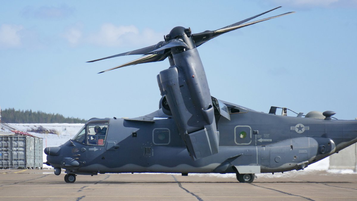 Two 🇺🇸 U.S. CV-22B Osprey transport aircraft from 352nd Special Operations Wing @352SOW participated in 🇫🇮 Utti Jaeger Regiment’s training and exercise activity during 23 March – 2 April 
#utjr #finsof #helicopters #capability #readiness #fdf #finarmy #together #usaf #352sow