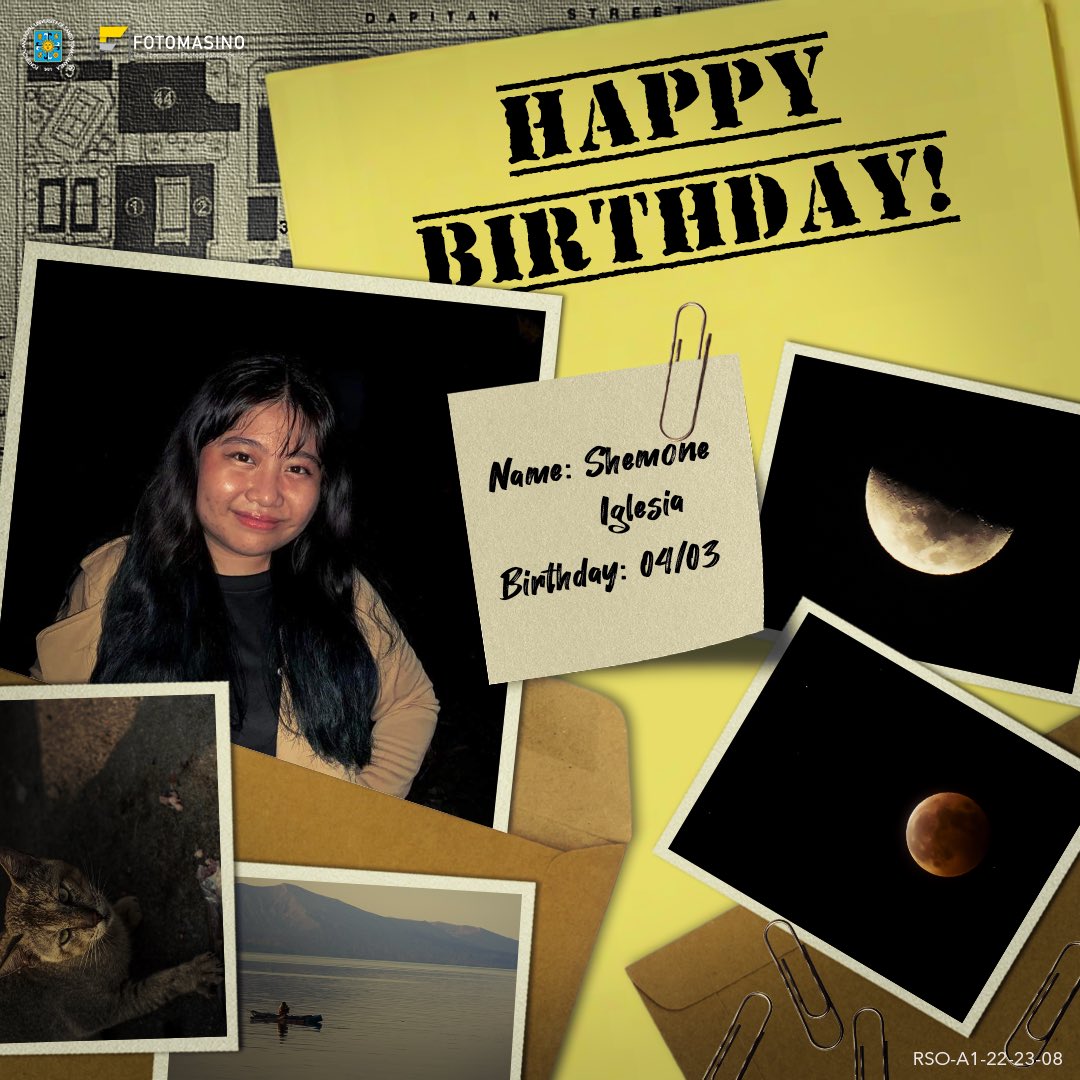 FotomasinoTPG's tweet photo. On this day, we also want to greet Shemone Iglesia a Happy Birthday! 🎈🥳 Shemone is one of the persons behind every pubmat posted on our page. 
Her creativity, imagination, and passion are an inspiration to us all. https://t.co/NUSiW92XPG