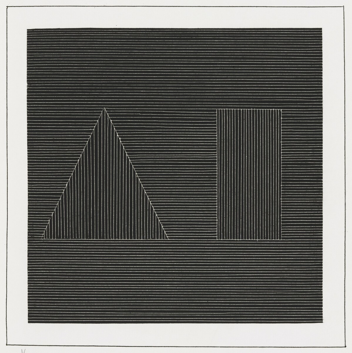 Sol LeWitt, Plate (folio 17) from Six Geometric Figures and All Their Combinations, Volume I, 1980 #museumarchive #sollewitt moma.org/collection/wor…