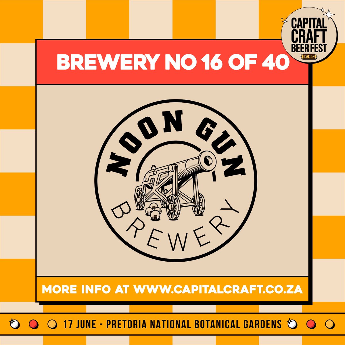 It’s 12 o’clock somewhere, are you ready for BEER O’ CLOCK with @noongunbrewery at #CCBF2023. Consistently quality beer that’s reliable is what they are about and we can’t wait to share a beer with them this year!
