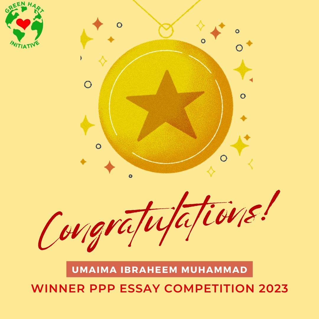 HartInitiative's tweet photo. Cheers to our Essay Winner 
Ms UMAIMA all the way from Gombe State,Nigeria 

Congratulations ��� https://t.co/SFDPEN9tDF