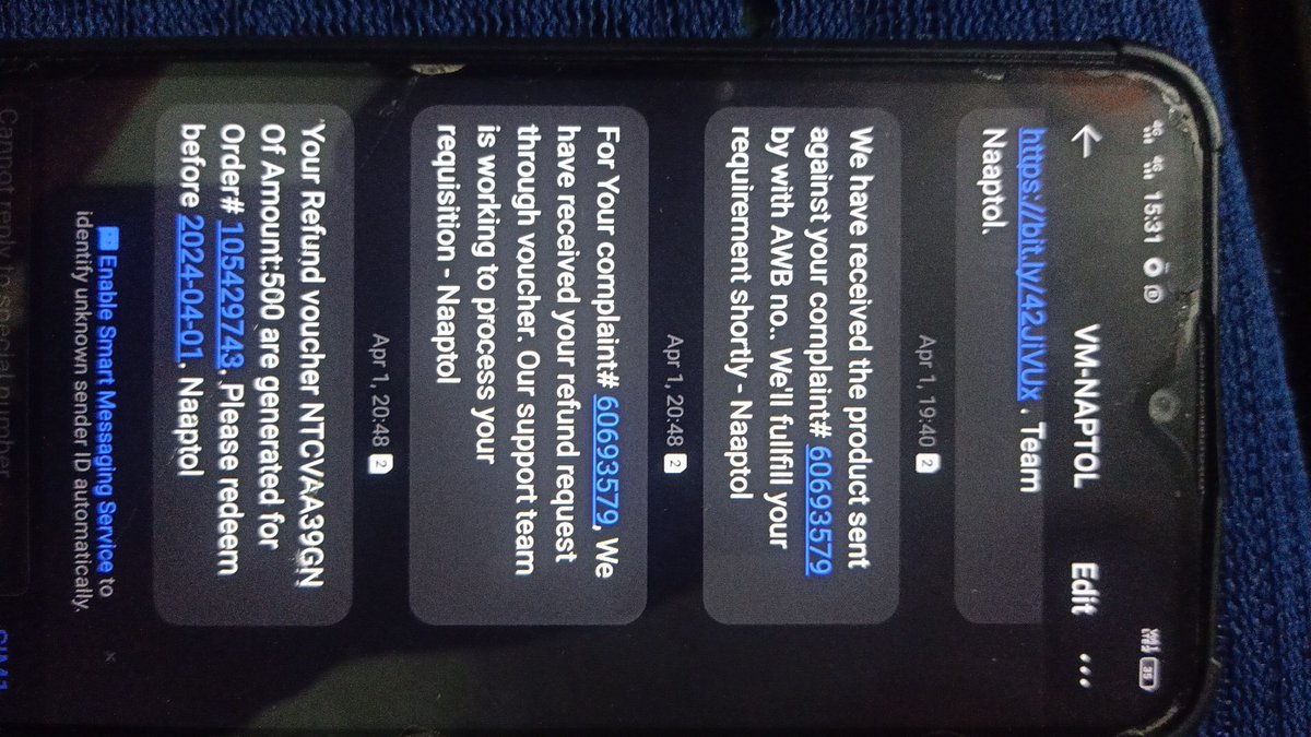 @shopatnaaptol @NaaptolSupport @naaptol @NaaptolGifts @NaaptolN @NaaptolShop @jagograhakjago @BandBajaateRaho  i purchased to swing machine and this product to defective and i am return to this product and ur call executive said 4-5 days return to voucher and redeem the vochar,