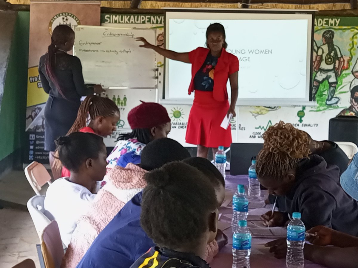 Wellington Bakaimani (@sirbaky09) on Twitter photo "Young women need to utilise available resources and personell to start businesses. Economic empowerment is key to young women engagement and contribution towards sustainable development." P Mukwanda #RuralYoungWomenEngage <a href="/YetTrust/">#Youth4SDGs</a> <a href="/simukaupenye/">Simukaupenye Zim</a> <a href="/CanEmbZimbabwe/">Canada in Zimbabwe</a> "Young women need to utilise available resources and personell to start businesses. Economic empowerment is key to young women engagement and contribution towards sustainable development." P Mukwanda #RuralYoungWomenEngage <a href="/YetTrust/">#Youth4SDGs</a> <a href="/simukaupenye/">Simukaupenye Zim</a> <a href="/CanEmbZimbabwe/">Canada in Zimbabwe</a>