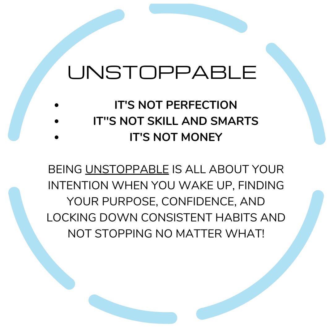 U.N.S.T.O.P.P.A.B.L.E.

I wrote this quote for anyone doubting themselves today! 

I wrote this quote for those of you that woke up with negative thoughts this morning!

I wrote this quote for anyone fighting with their own inner thoughts!

You can be unstoppable!