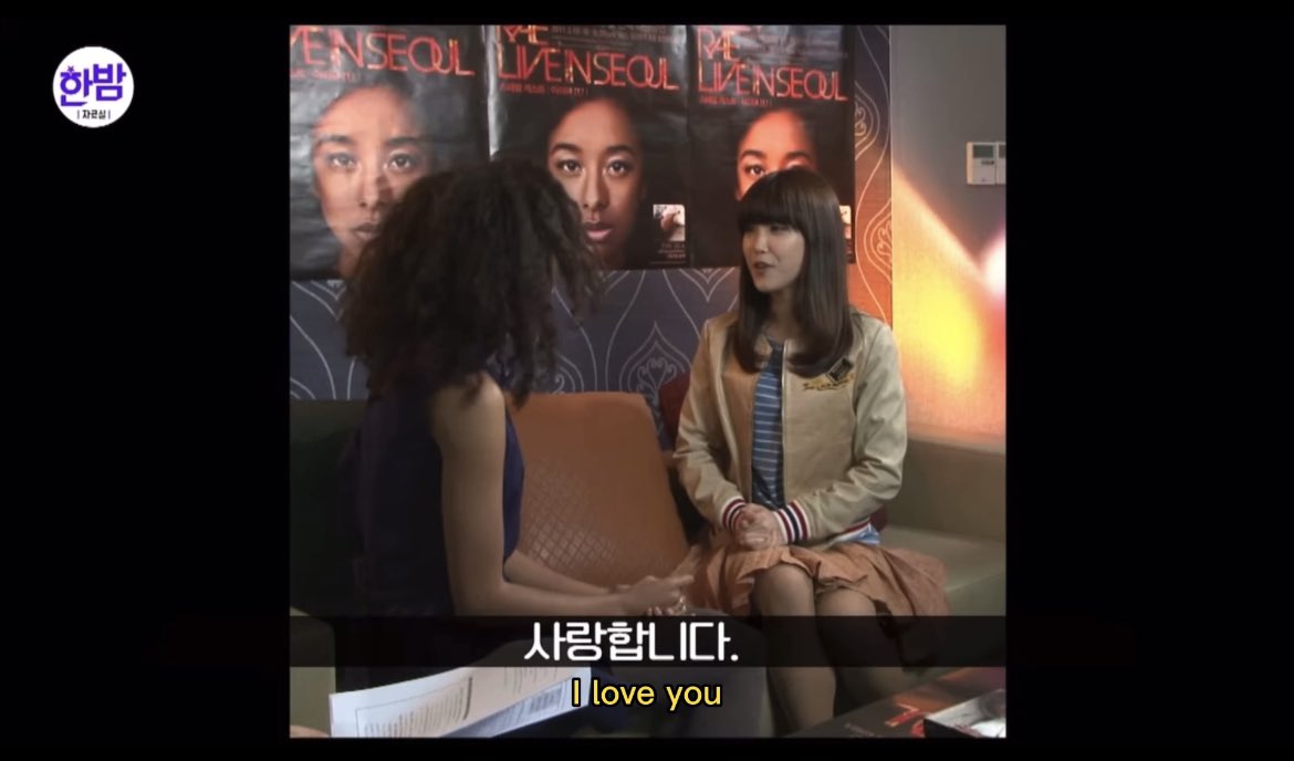 squissipumpkin's tweet photo. IU to women:

Corrine Bailey Rae
“I love you more than my mom”

Yoo Inna
“You are my muse” https://t.co/w82RsmHqLT