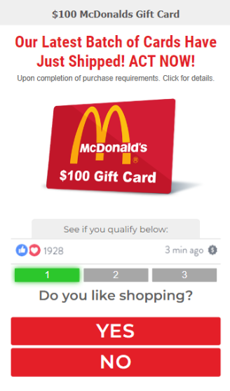 nabilfa96003354's tweet photo. Enter for a $100 McDonalds Gift Card! To enter the giveaway please make sure of this
1- Follow my account
2- Retweet this tweet
Site is Here https://t.co/ltEk6LqLy2
#Giveaway #Contest #WinFree #FreebieFriday #EnterToWin #PrizeGiveaway #Sweepstakes #GiveawayAlert https://t.co/nnoNr6J7eI