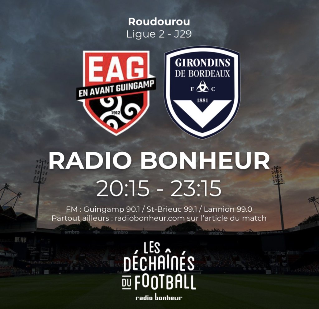 📍Encore une fin de saison à frissons ?

🎙 #EAGFCGB avec <a href="/QuemperStephen/">Stephen Quemper</a>
